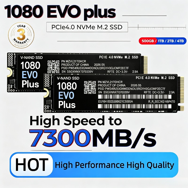 M.2 Nvme 4Tb Pcie 4.0 Ssd - Original NEW 1080 EVO Plus M.2
