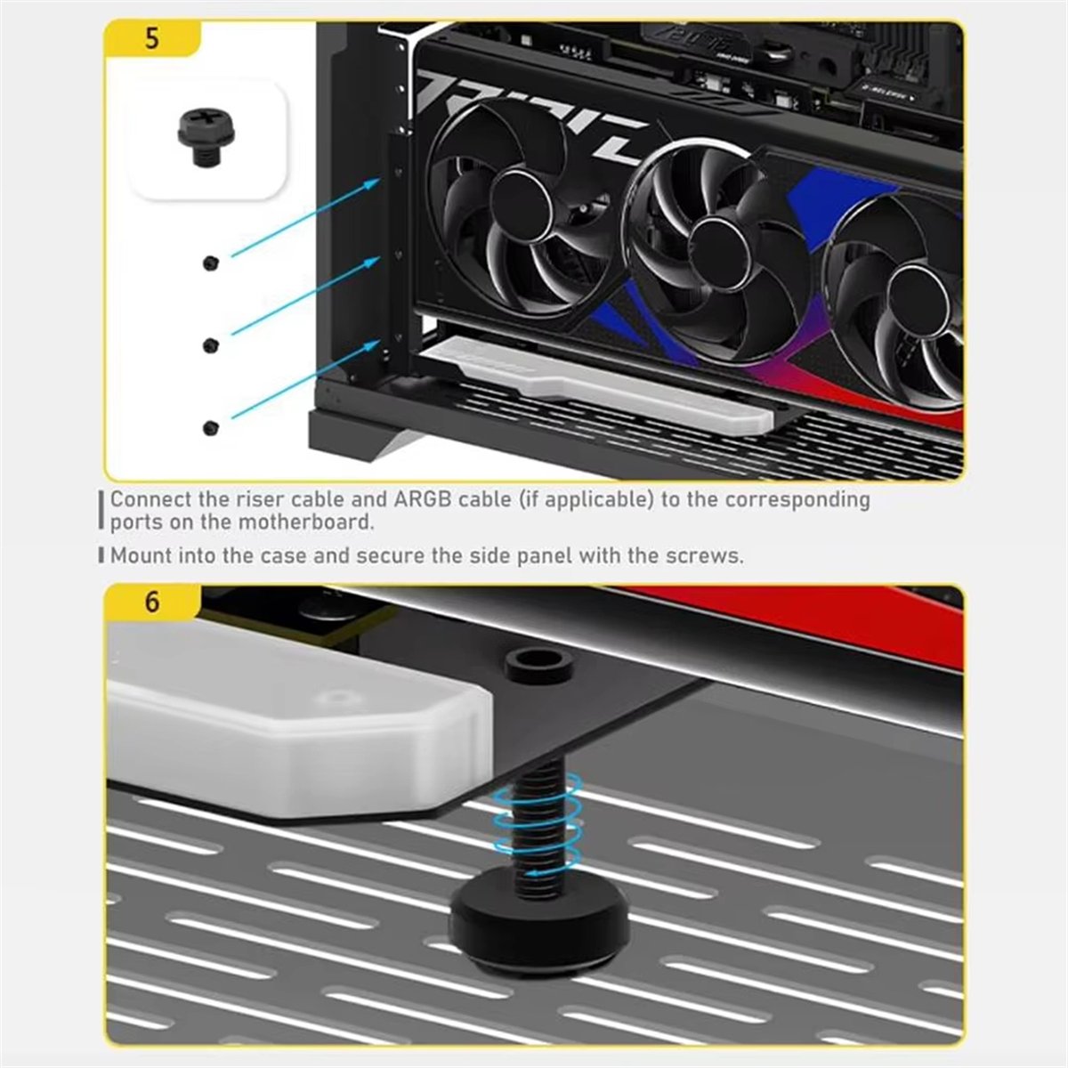 L77A Vertical GPU Mounting Bra - đánh giá và giá Pcie 4.0 X16 Riser Cable 90 Degree