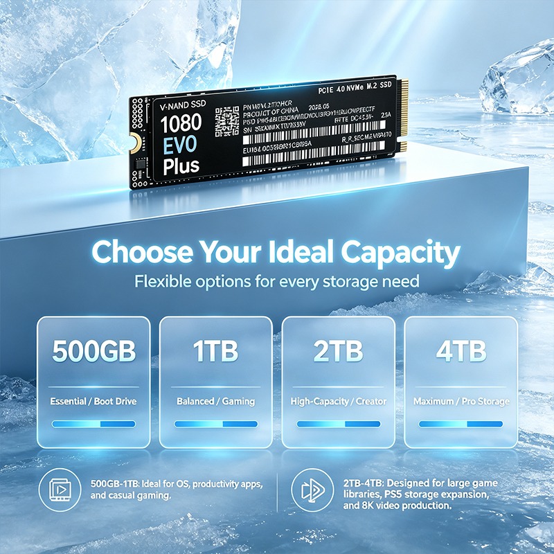 Original NEW 1080 EVO Plus M.2 - đánh giá và giá M.2 Nvme 4Tb Pcie 4.0 Ssd