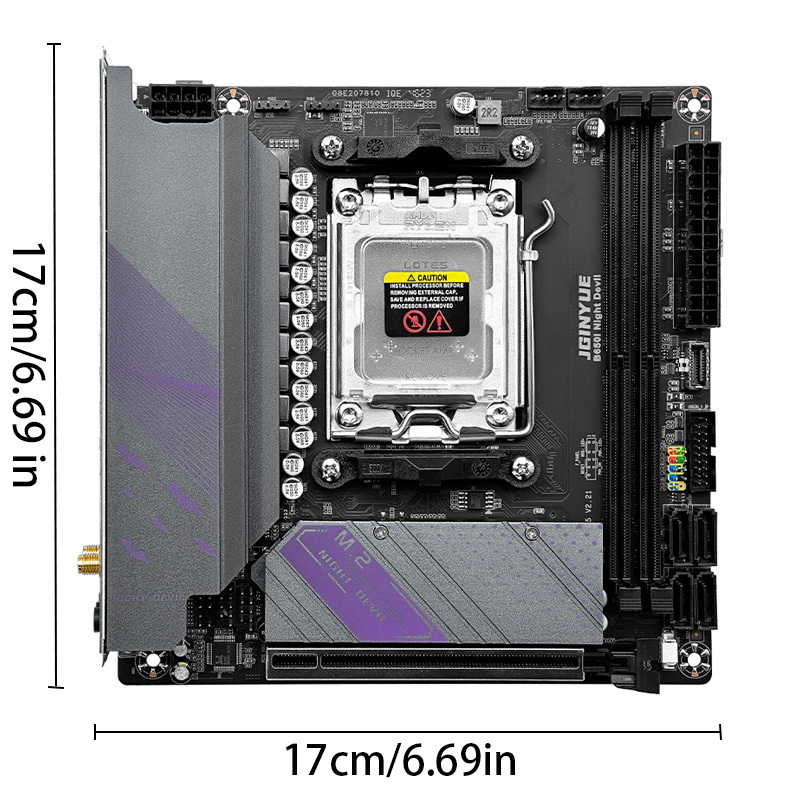 JGINYUE B650I Night Devil WiFi - đánh giá và giá B650 Itx Motherboard Wifi
